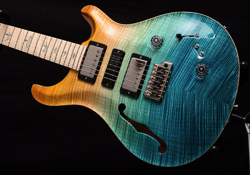 Paul Reed Smith Wood Library Artist Special Semi-Hollow Brian's Guitars 10th Anniversary Limited Beach Fade