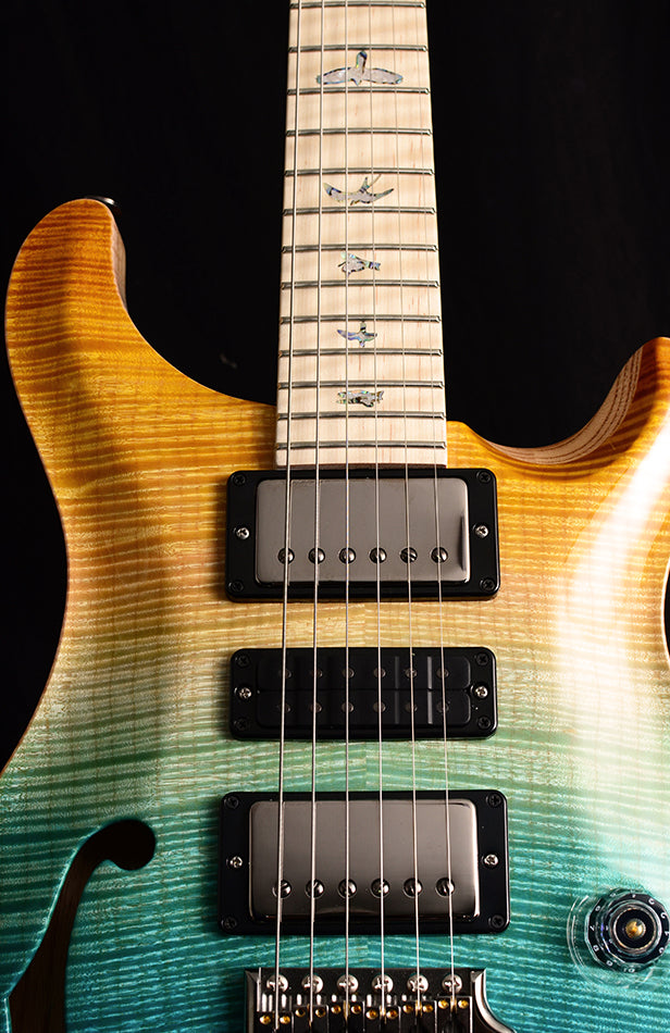 Paul Reed Smith Wood Library Artist Special Semi-Hollow Brian's Guitars 10th Anniversary Limited Beach Fade