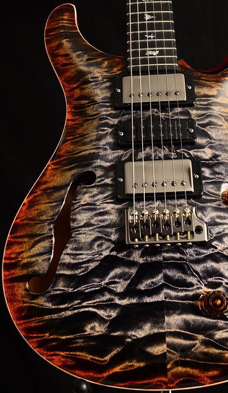 Paul Reed Smith Wood Library Special Semi-Hollow Brian's Limited Burnt Maple Leaf-Brian's Guitars