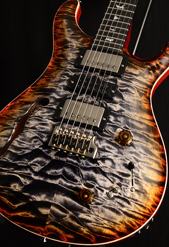 Paul Reed Smith Wood Library Special Semi-Hollow Brian's Limited Burnt Maple Leaf-Brian's Guitars