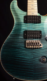 Used Paul Reed Smith Wood Library Custom 24-08 Satin Brian's Limited Teal Fade-Brian's Guitars