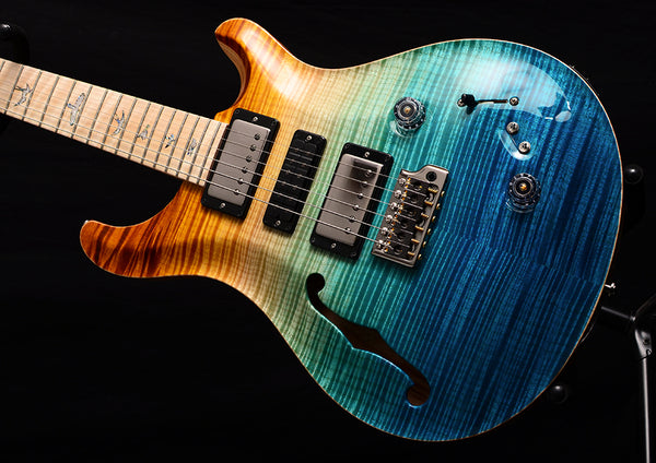 Paul Reed Smith Wood Library Artist Special Semi-Hollow Brian's Guitars 10th Anniversary Limited Beach Fade