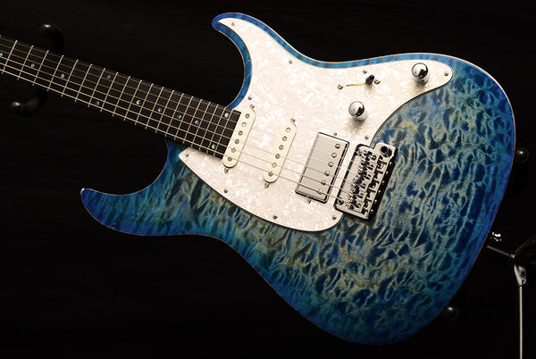 Used Mayones Aquila QM 6 Blue Burst
