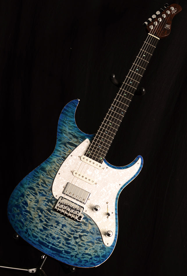 Used Mayones Aquila QM 6 Blue Burst