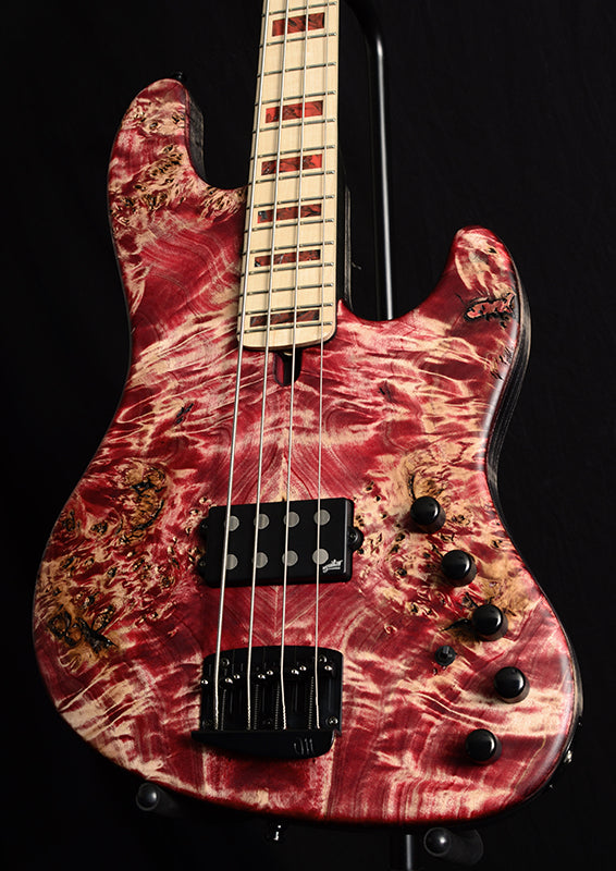 Used Mayones Jabba Custom 4 NAMM 2020 Red Velvet Antique Raw