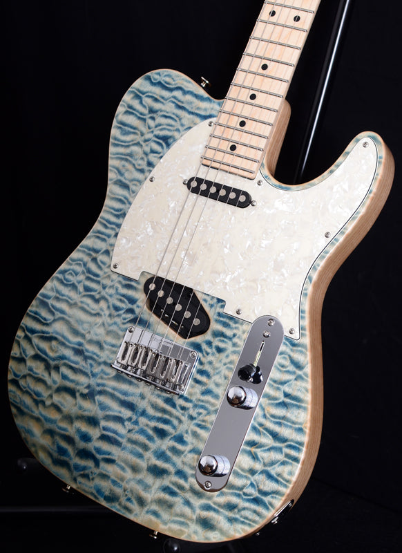 Tom Anderson Drop T Classic Hollow Shorty Natural Blue-Brian's Guitars