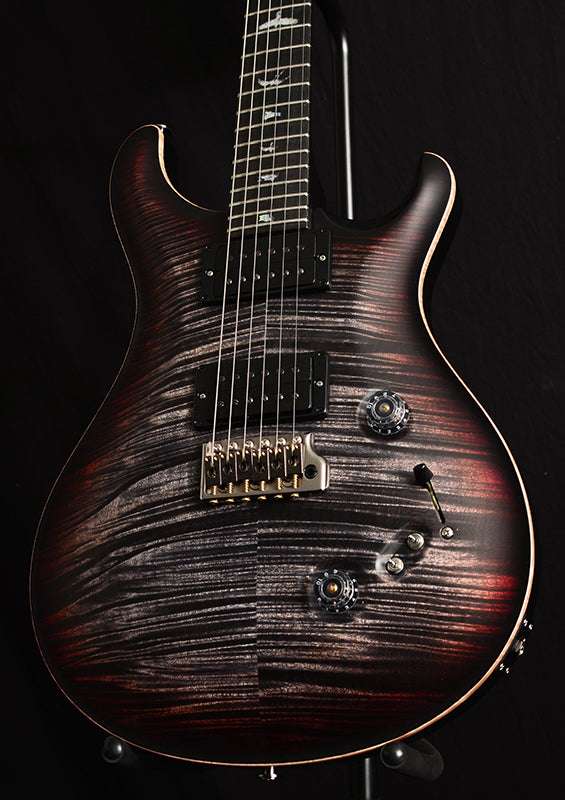 Used Paul Reed Smith Wood Library Custom 24-08 Satin BrianÕs Limited Charcoal Tri Color Burst-Brian's Guitars