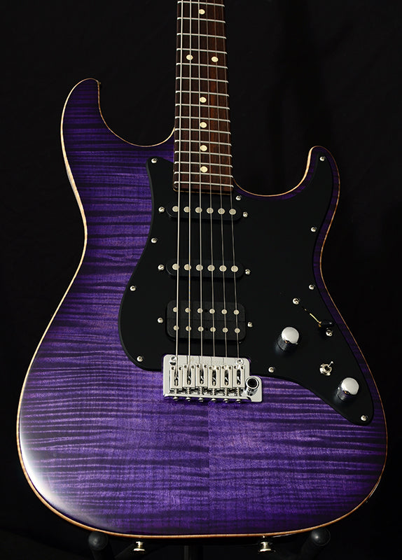 Tom Anderson Drop Top Classic Transparent Purple Burst-Brian's Guitars