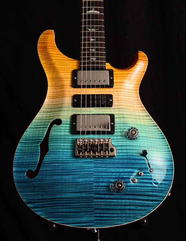 Paul Reed Smith Wood Library Artist Special Semi-Hollow Brian's Guitars 10th Anniversary Limited Beach Fade