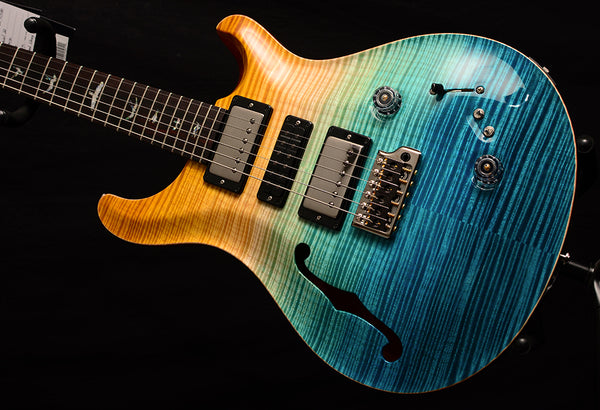 Paul Reed Smith Wood Library Artist Special Semi-Hollow Brian's Guitars 10th Anniversary Limited Beach Fade