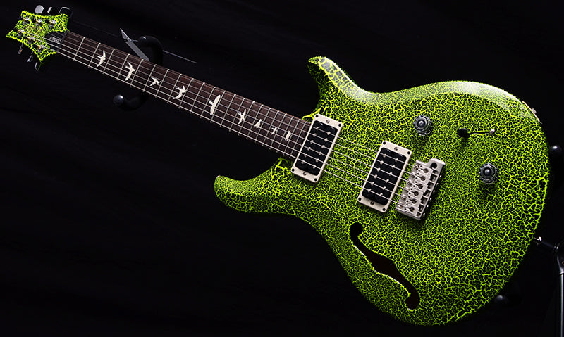 Used Paul Reed Smith S2 Custom 22 Semi-Hollow Green Crackle-Brian's Guitars