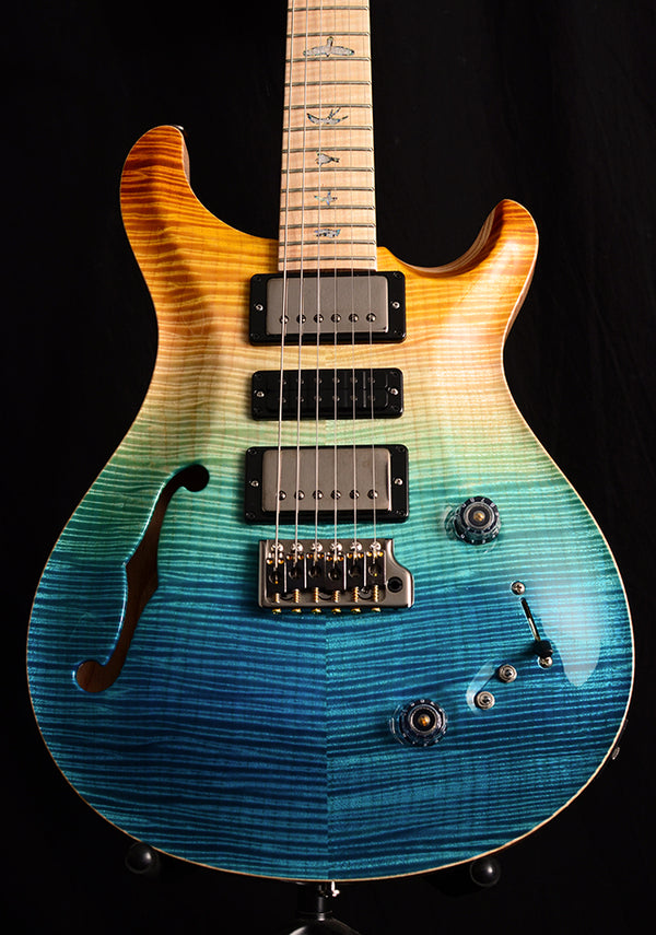 Paul Reed Smith Wood Library Artist Special Semi-Hollow Brian's Guitars 10th Anniversary Limited Beach Fade