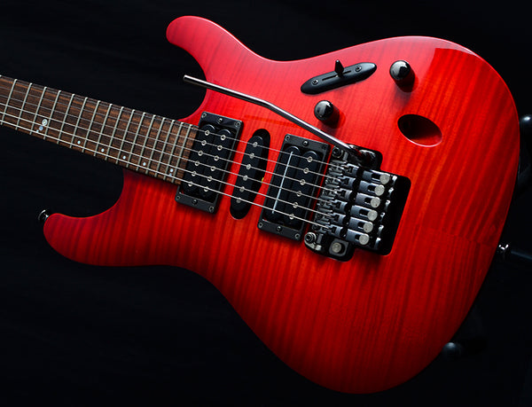 Used Ibanez Prestige S5470F Red Viking-Brian's Guitars