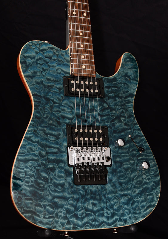 Used Tom Anderson Short Drop T Floyd Arctic Blue-Brian's Guitars