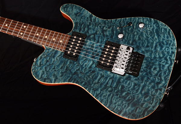 Used Tom Anderson Short Drop T Floyd Arctic Blue-Brian's Guitars