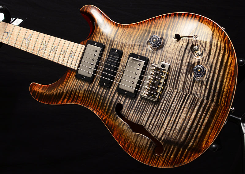 Paul Reed Smith Wood Library Special Semi-Hollow Brian's Limited Burnt Maple Leaf-Brian's Guitars