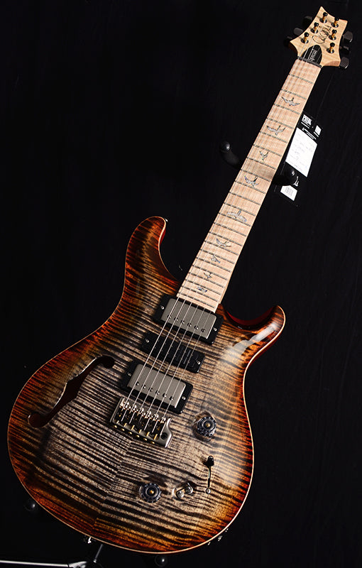 Paul Reed Smith Wood Library Special Semi-Hollow Brian's Limited Burnt Maple Leaf-Brian's Guitars