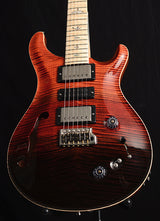 Paul Reed Smith Wood Library Special Semi-Hollow Brian's Limited Fire Red Black Fade-Brian's Guitars