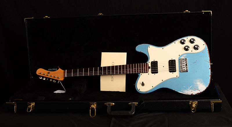 Used Friedman Vintage T Metallic Blue-Brian's Guitars