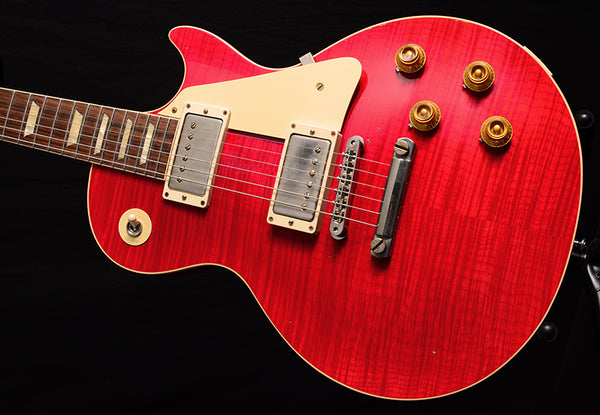 Used Gibson Custom Shop 1958 Reissue Les Paul Standard Aged Sweet Cherry-Brian's Guitars