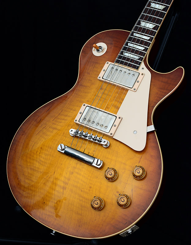 Used Gibson Custom Shop Les Paul 1959 Reissue R9 Iced Tea Burst-Brian's Guitars