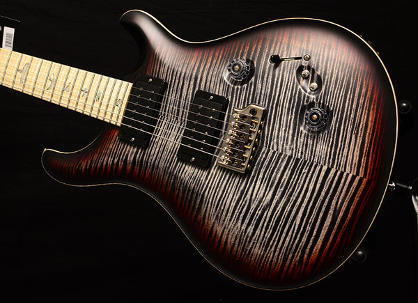 Used Paul Reed Smith Wood Library Custom 24-08 Satin Brian's Limited Charcoal Tri Color Burst-Brian's Guitars