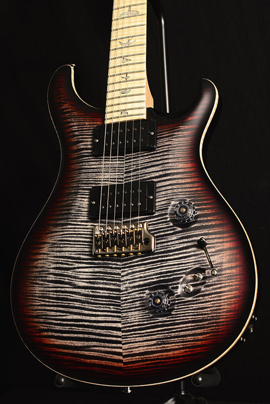 Used Paul Reed Smith Wood Library Custom 24-08 Satin Brian's Limited Charcoal Tri Color Burst-Brian's Guitars