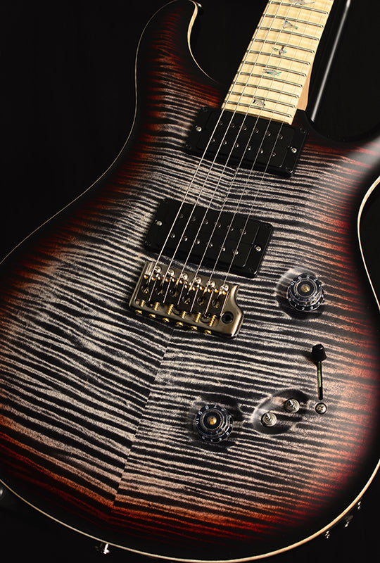 Paul Reed Smith Wood Library Custom 24-08 Satin Brian's Limited Charcoal Tri Color Burst-Brian's Guitars