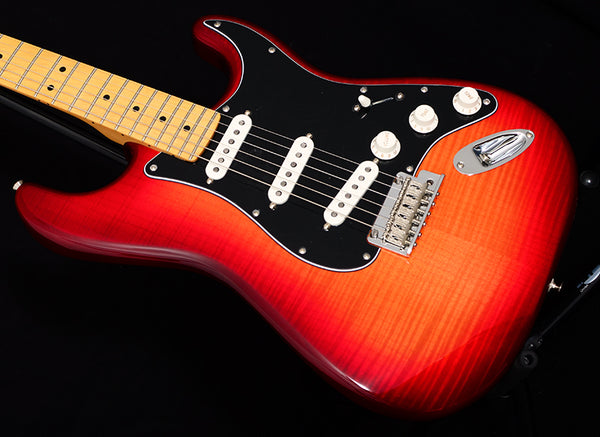 Fender Player Stratocaster Plus Top Aged Cherry Burst-Brian's Guitars