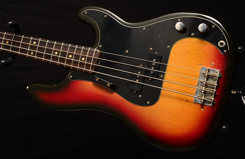 Used Fender 1976 Precision Bass 3 Tone Sunburst-Brian's Guitars