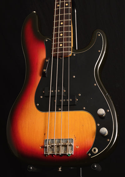 Used Fender 1976 Precision Bass 3 Tone Sunburst