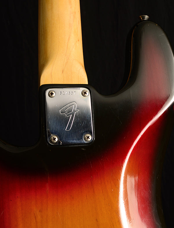 Used Fender 1976 Precision Bass 3 Tone Sunburst