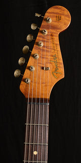 Fender Custom Shop 1959 Stratocaster HSS Heavy Relic Purple Sparkle Over Black Paisley-Brian's Guitars