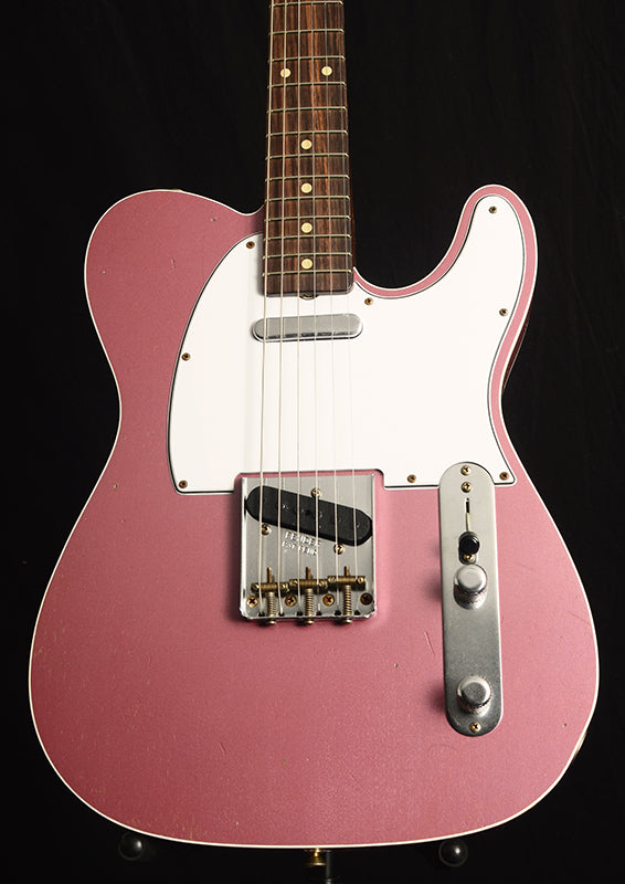 Fender Custom Shop 1960 Telecaster Custom Relic Burgundy Mist Metallic-Electric Guitars-Brian's Guitars