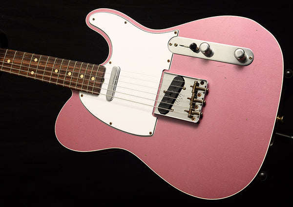 Fender Custom Shop 1960 Telecaster Custom Relic Burgundy Mist Metallic-Electric Guitars-Brian's Guitars