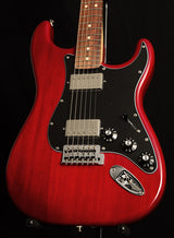 Fender FSR Mahogany Blacktop Stratocaster Transparent Crimson Red-Electric Guitars-Brian's Guitars