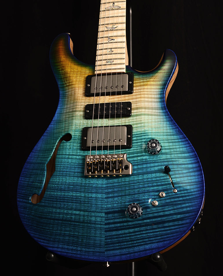 Paul Reed Smith Wood Library Artist Special Semi-Hollow Brian's Guitars 10th Anniversary Limited Beach Fade