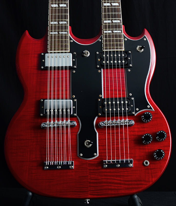 Used Epiphone Limited Edition G-1275 Double Neck Cherry-Brian's Guitars