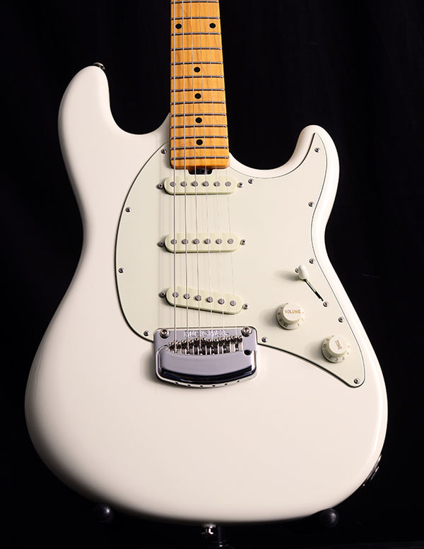 Used Ernie Ball Music Man Cutlass Trem Ivory White-Brian's Guitars