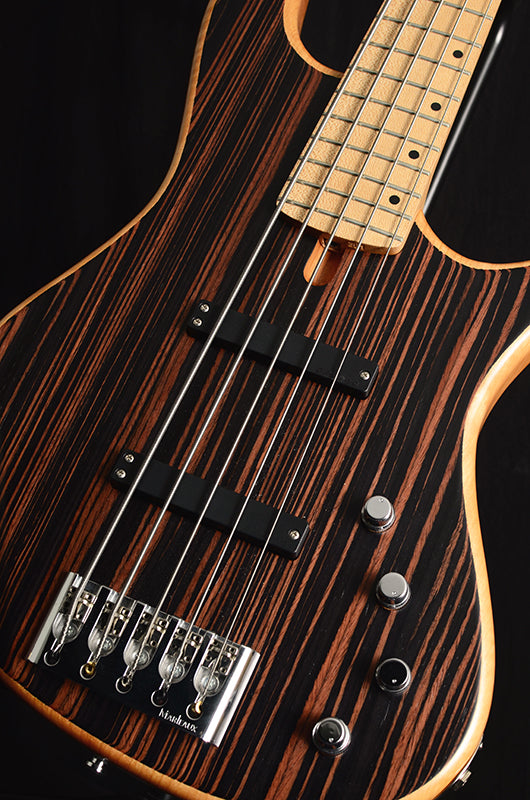 Marleaux Votan deluxe 5-string RTW Macassar Ebony-Brian's Guitars