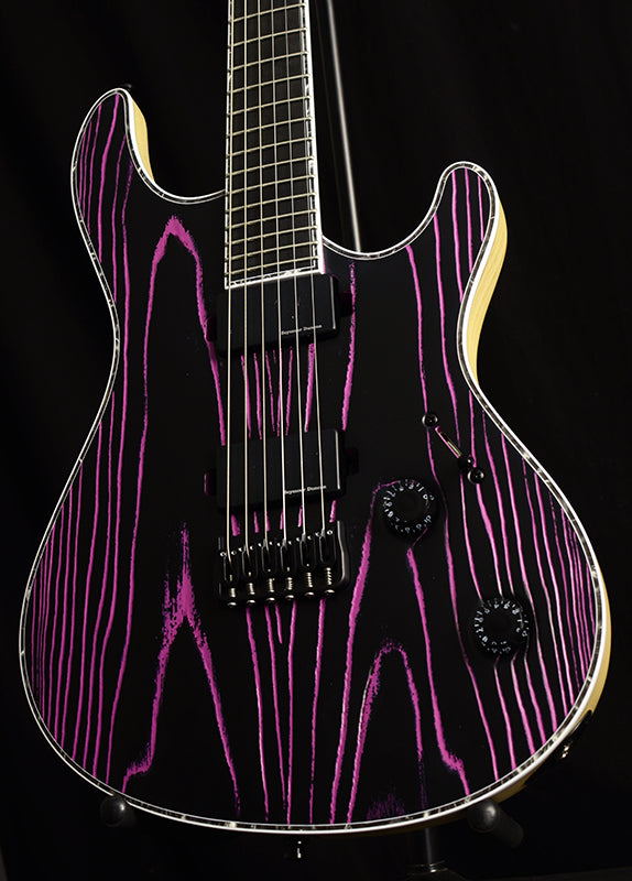 Mayones Regius Gothic 6 Black With Purple-Brian's Guitars