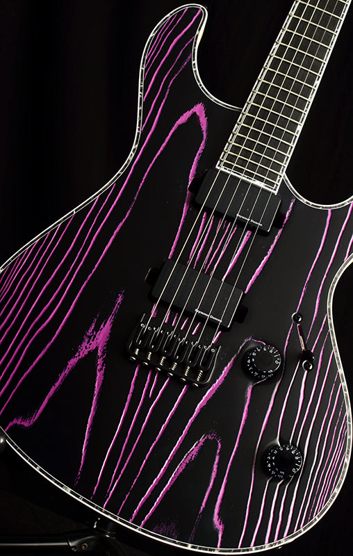 Mayones Regius Gothic 6 Black With Purple-Brian's Guitars