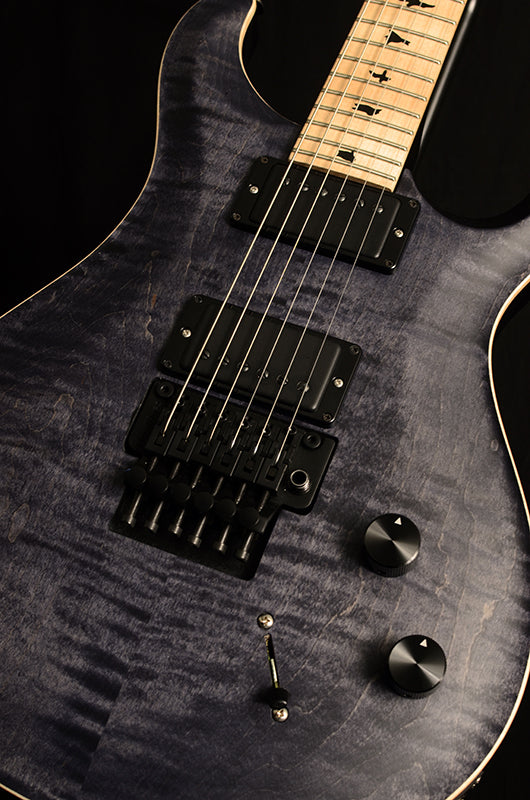 Paul Reed Smith DW CE 24 Floyd Dustie Waring Signature Gray Black-Electric Guitars-Brian's Guitars