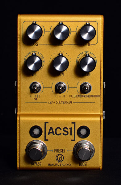 ギター Walrus Audio MAKO series ACS1 Mako Series MKII: ACS1 Amp + Cab Simulator