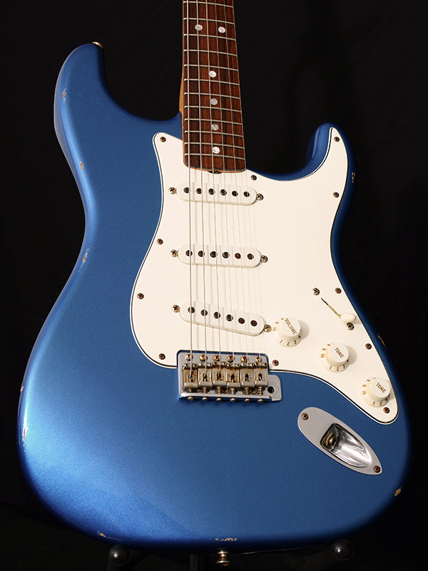 Used Fender Custom Shop 1965 Stratocaster Relic Lake Placid Blue-Brian's Guitars