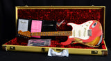 Used Fender Custom Shop '57 Heavy Relic Stratocaster NAMM LTD Fiesta Red Over Two Tone-Brian's Guitars