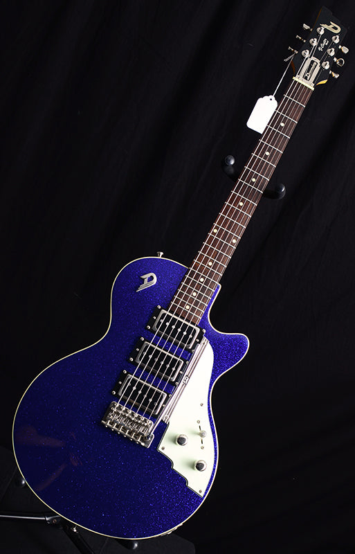 Used Duesenberg V-Caster Blue Sparkle-Electric Guitars-Brian's Guitars