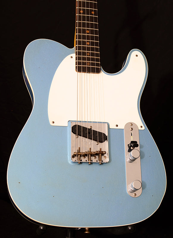 Used Fender Custom Shop 1959 Journeyman Relic Esquire Custom Faded Lake Placid Blue-Brian's Guitars