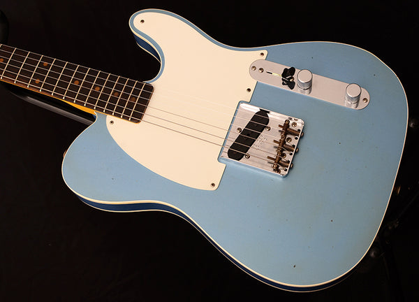 Used Fender Custom Shop 1959 Journeyman Relic Esquire Custom Faded Lake Placid Blue-Brian's Guitars