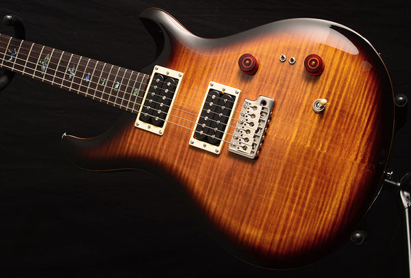 Paul Reed Smith 35th Anniversary SE Custom 24 Black Gold Burst-Electric Guitars-Brian's Guitars